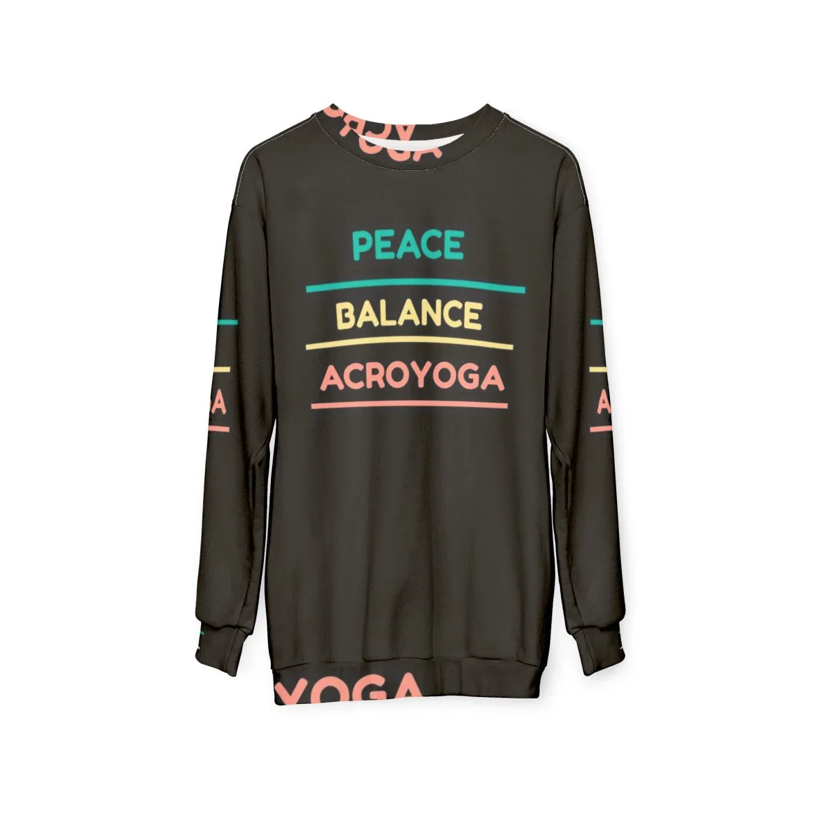 Acro Yoga Sweatshirt for Flexible Fitness Enthusiasts