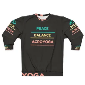 Acro Yoga Sweatshirt for Flexible Fitness Enthusiasts