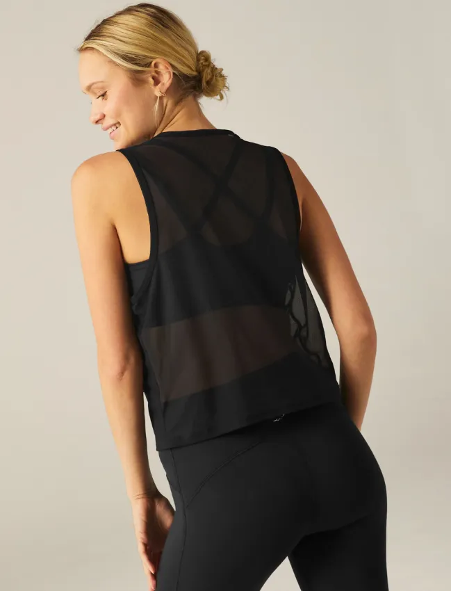 Beyond Yoga Show Off Mesh Tank