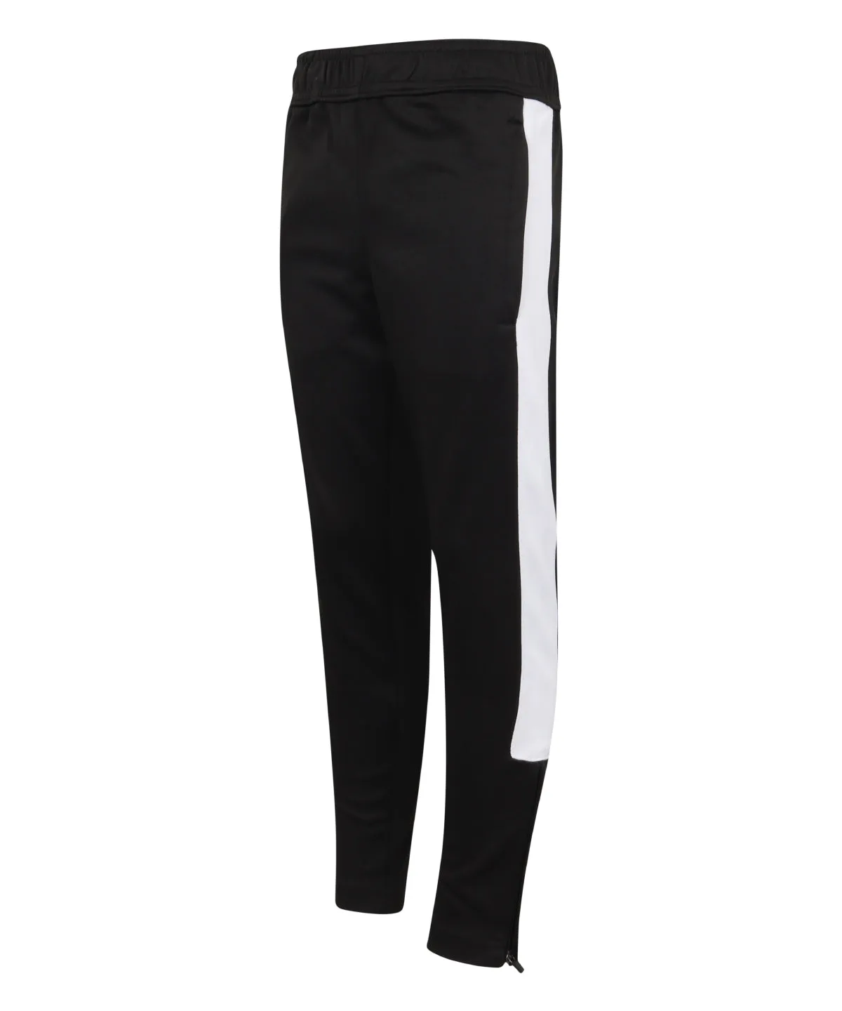 Black/White - Kids knitted tracksuit pants