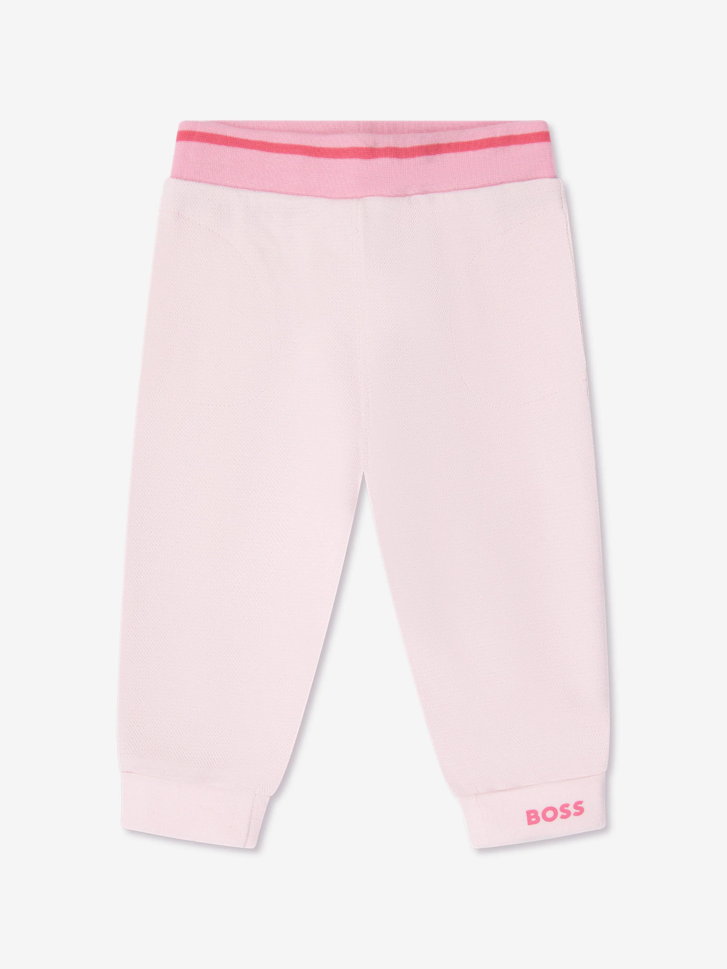 BOSS Baby Girls Logo Tracksuit in Pink