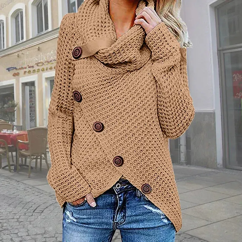 Button Detail Cardigan Sweater