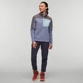 Cotopaxi Women's Abrazo Half Zip Fleece Jacket Cinder and Tempest