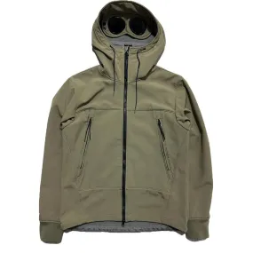 CP Company Light Green Soft Shell Goggle Jacket