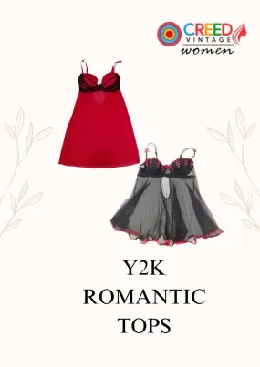 CR2715 Y2K Romantic Tops - 15 Pcs