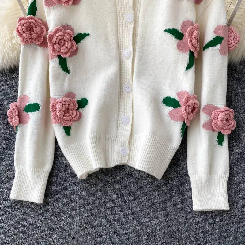 Cute Cardigan Long Sleeve Sweater     S2548