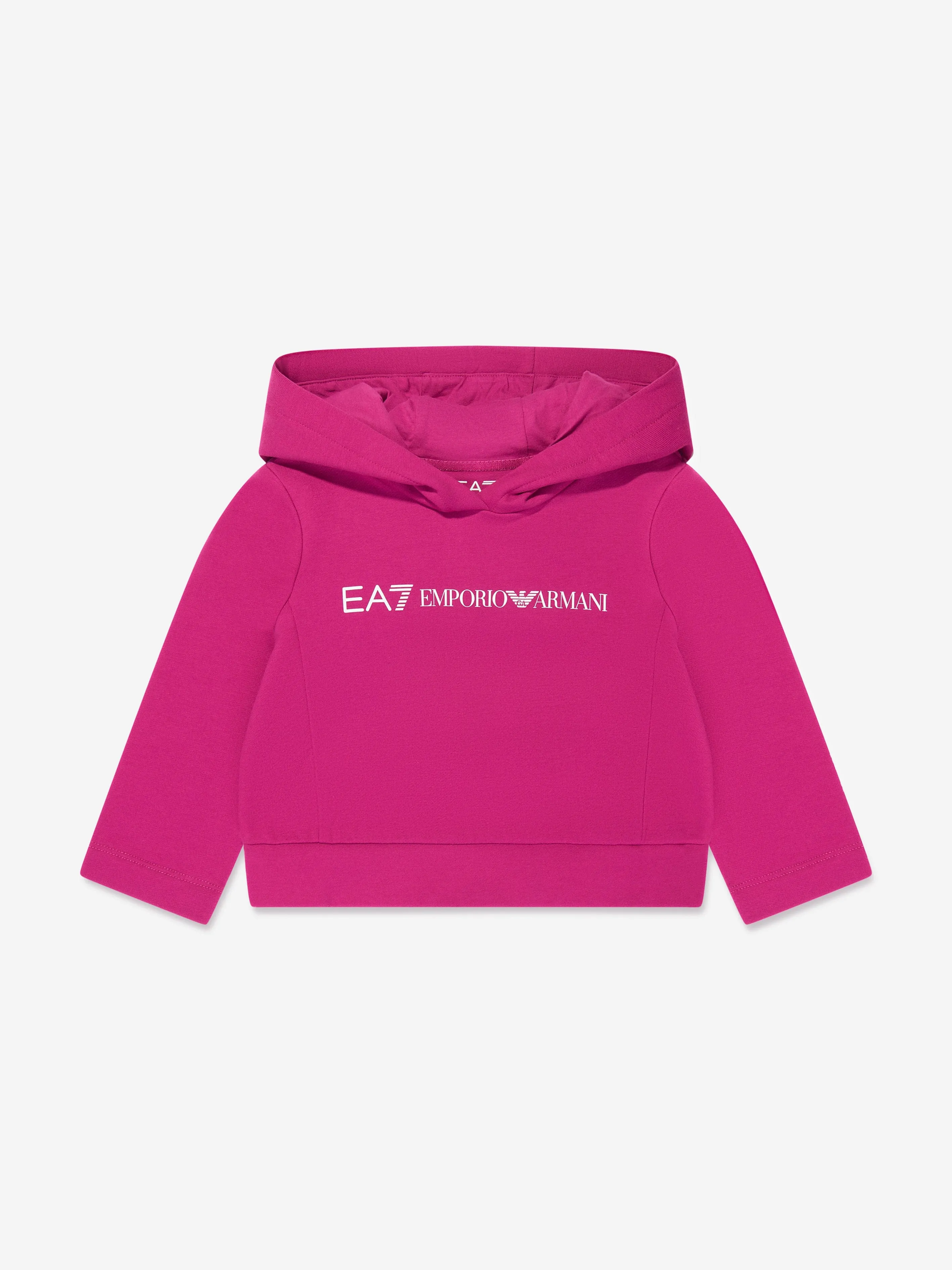 EA7 Emporio Armani Girls Logo Tracksuit in Pink