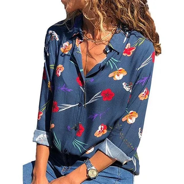 fashion Leisure Blouse Shirt Casual Tops