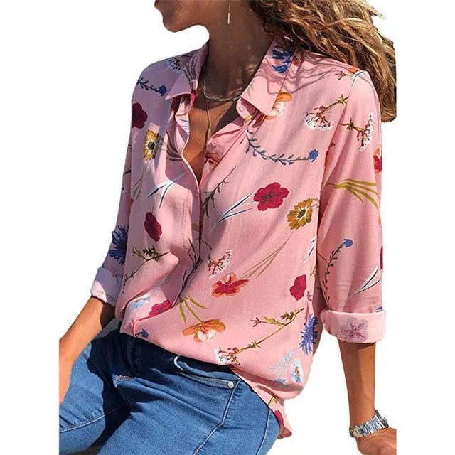 fashion Leisure Blouse Shirt Casual Tops