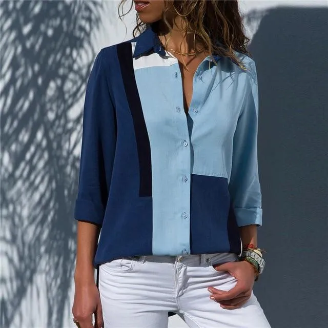 fashion Leisure Blouse Shirt Casual Tops