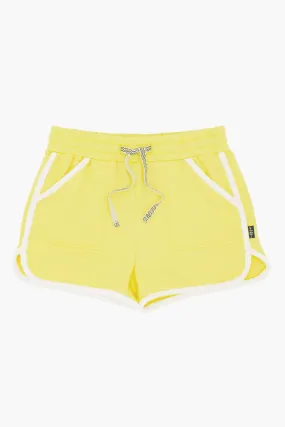 Feather 4 Arrow Daisy Girls Shorts - Banana Yellow