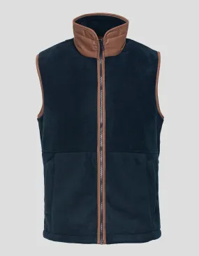 FLEECE VEST - NAVY