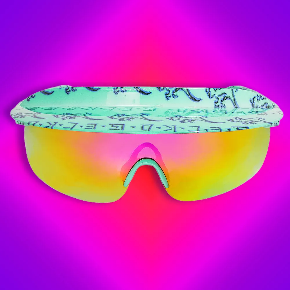 Gecko Petro Neon Mint Visor Shades!