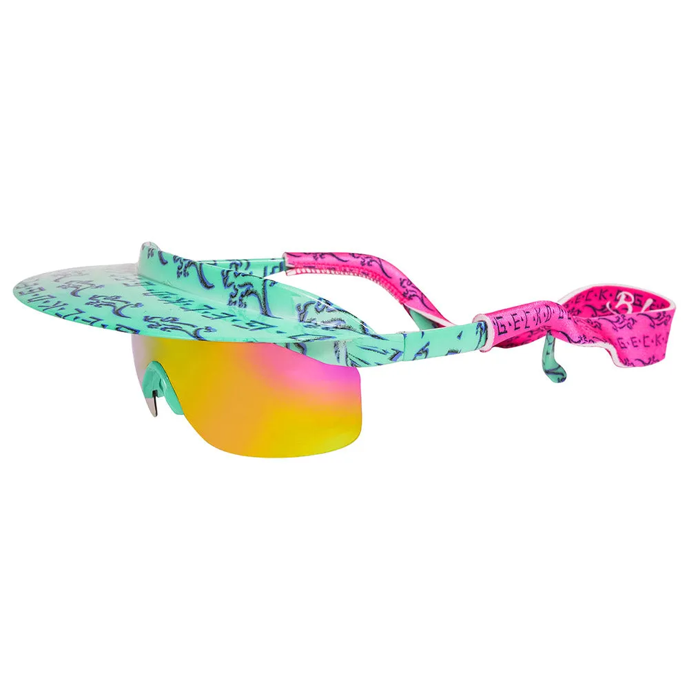 Gecko Petro Neon Mint Visor Shades!