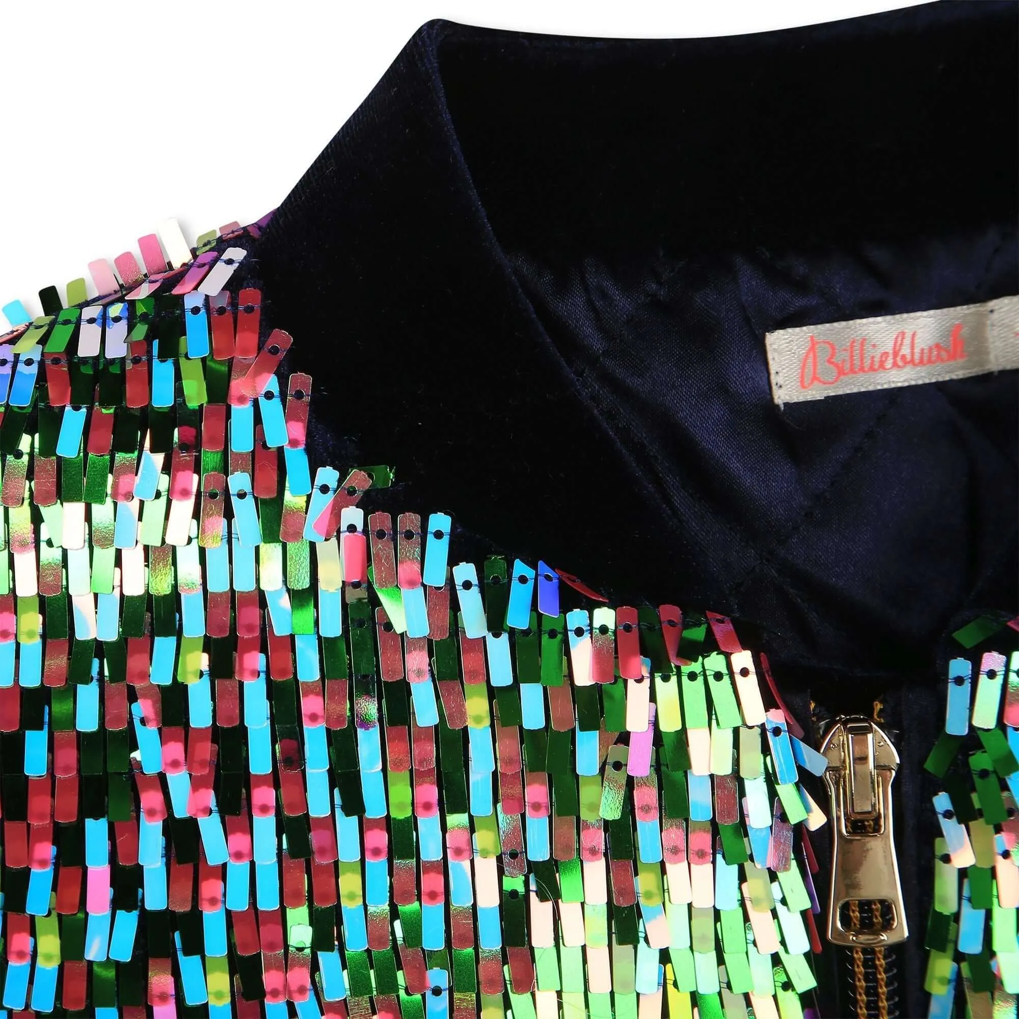 Girls Multi  Sequin Bomber Jacket