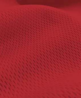 Heavy Sports Mesh Activewear Jersey Fabric / Red / Sold by The Yard