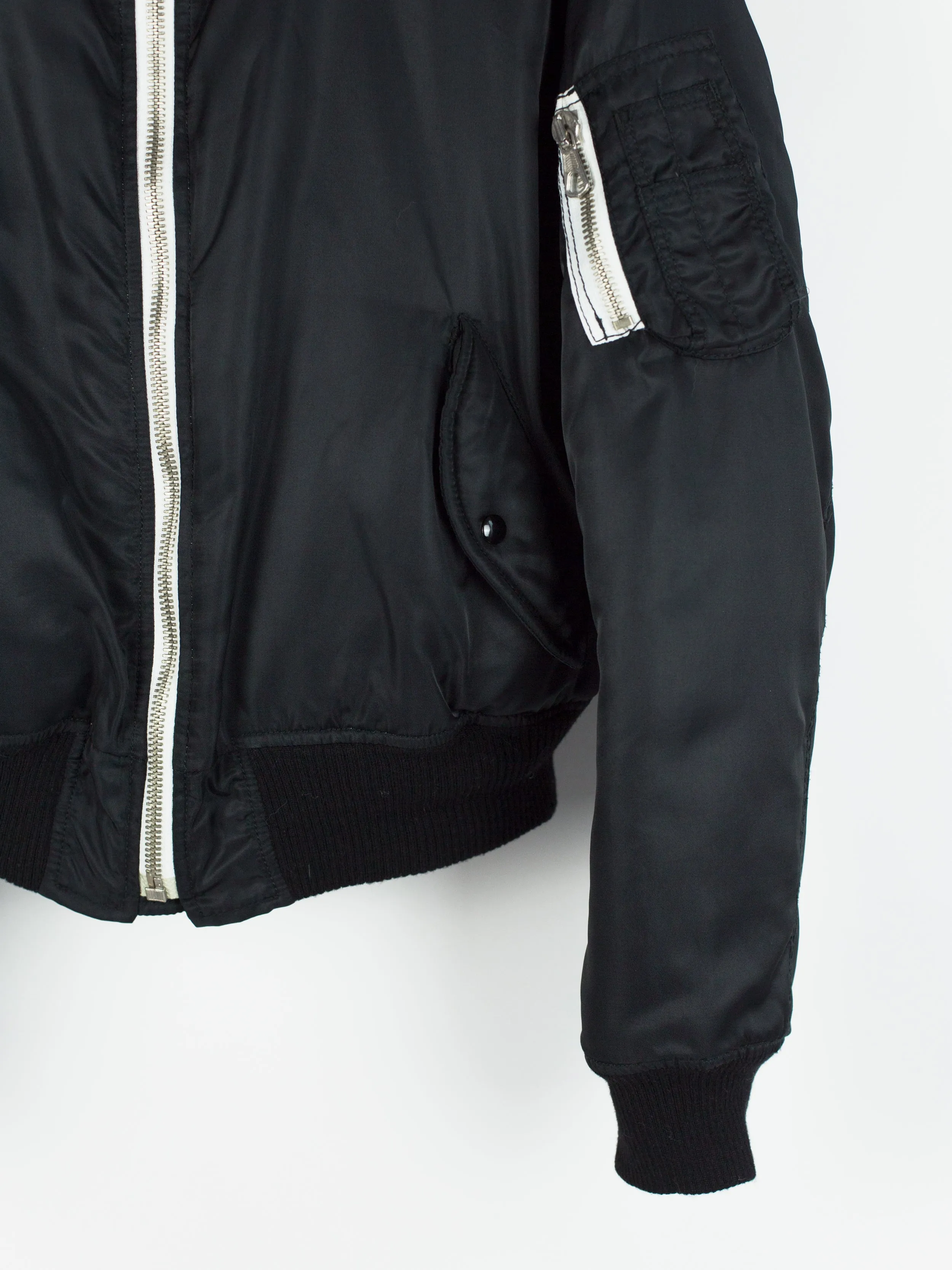 Helmut Lang AW97 Nylon Satin Ma-1 Bomber