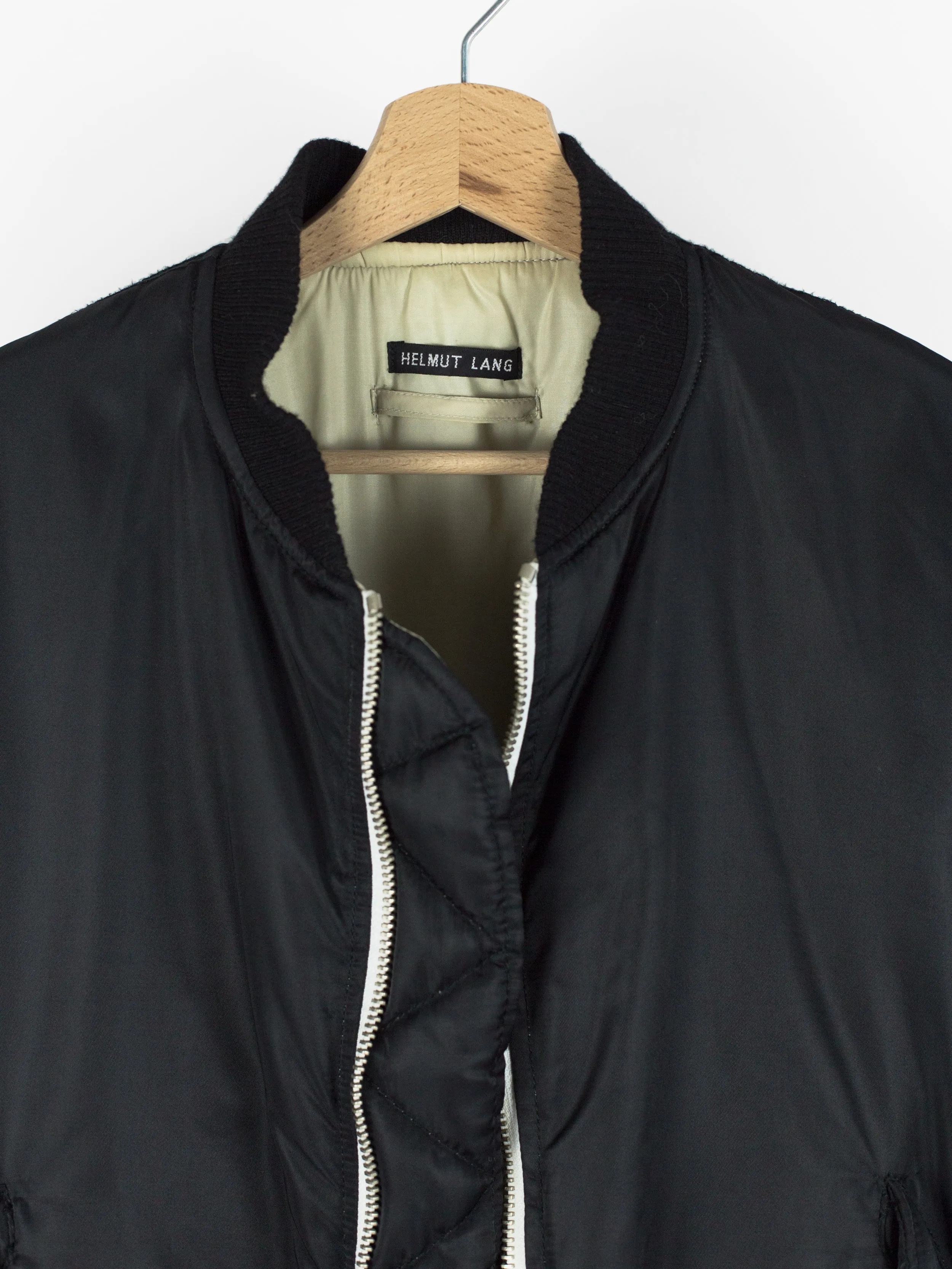 Helmut Lang AW97 Nylon Satin Ma-1 Bomber