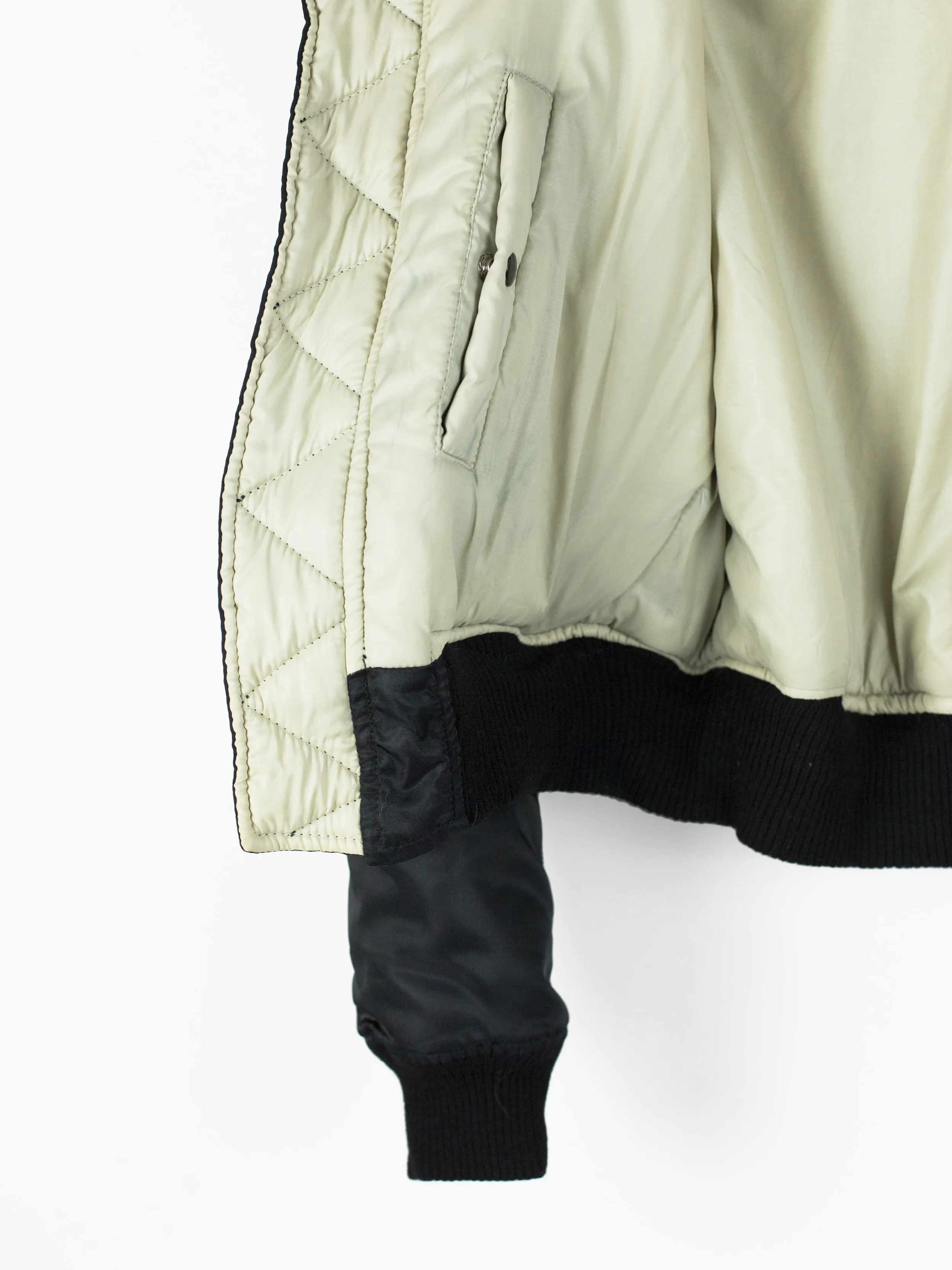 Helmut Lang AW97 Nylon Satin Ma-1 Bomber