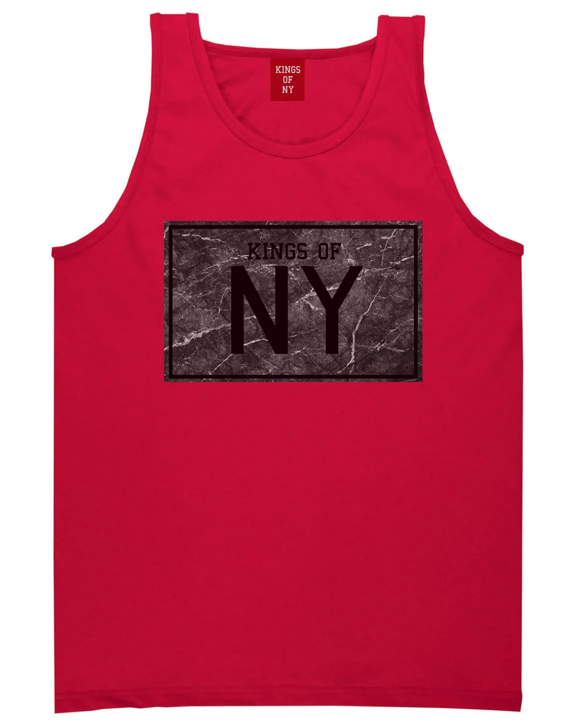 Kings Of NY Granite Print Tank Top