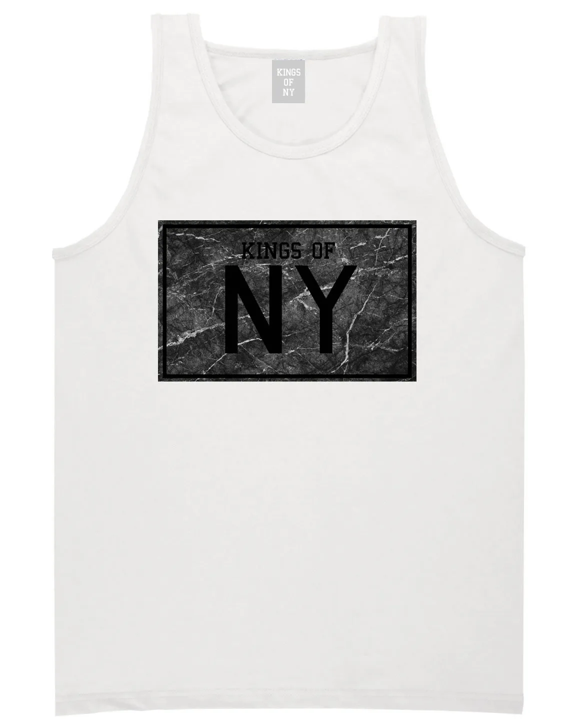 Kings Of NY Granite Print Tank Top