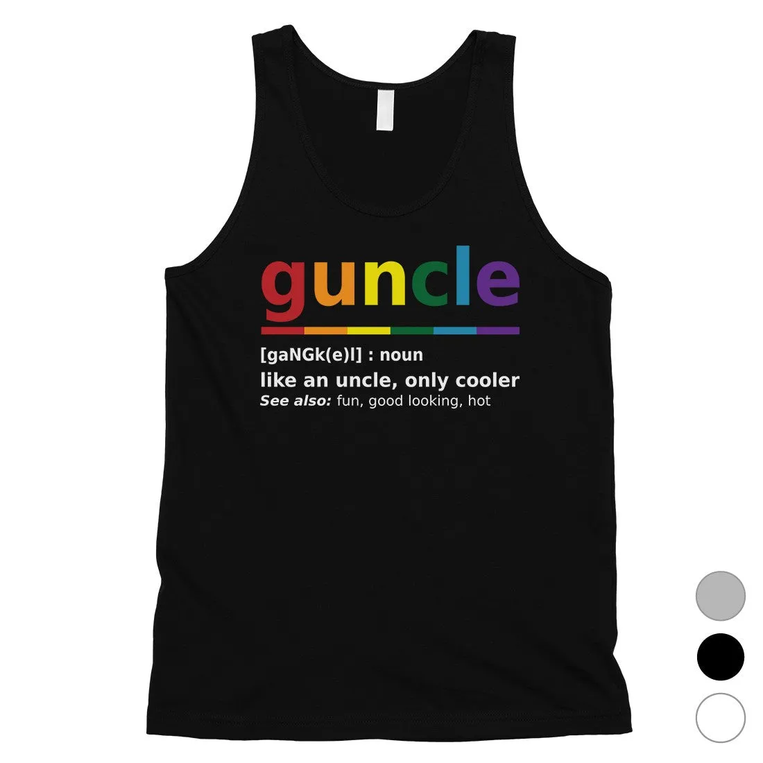 LGBT Guncle Mens Tank Top