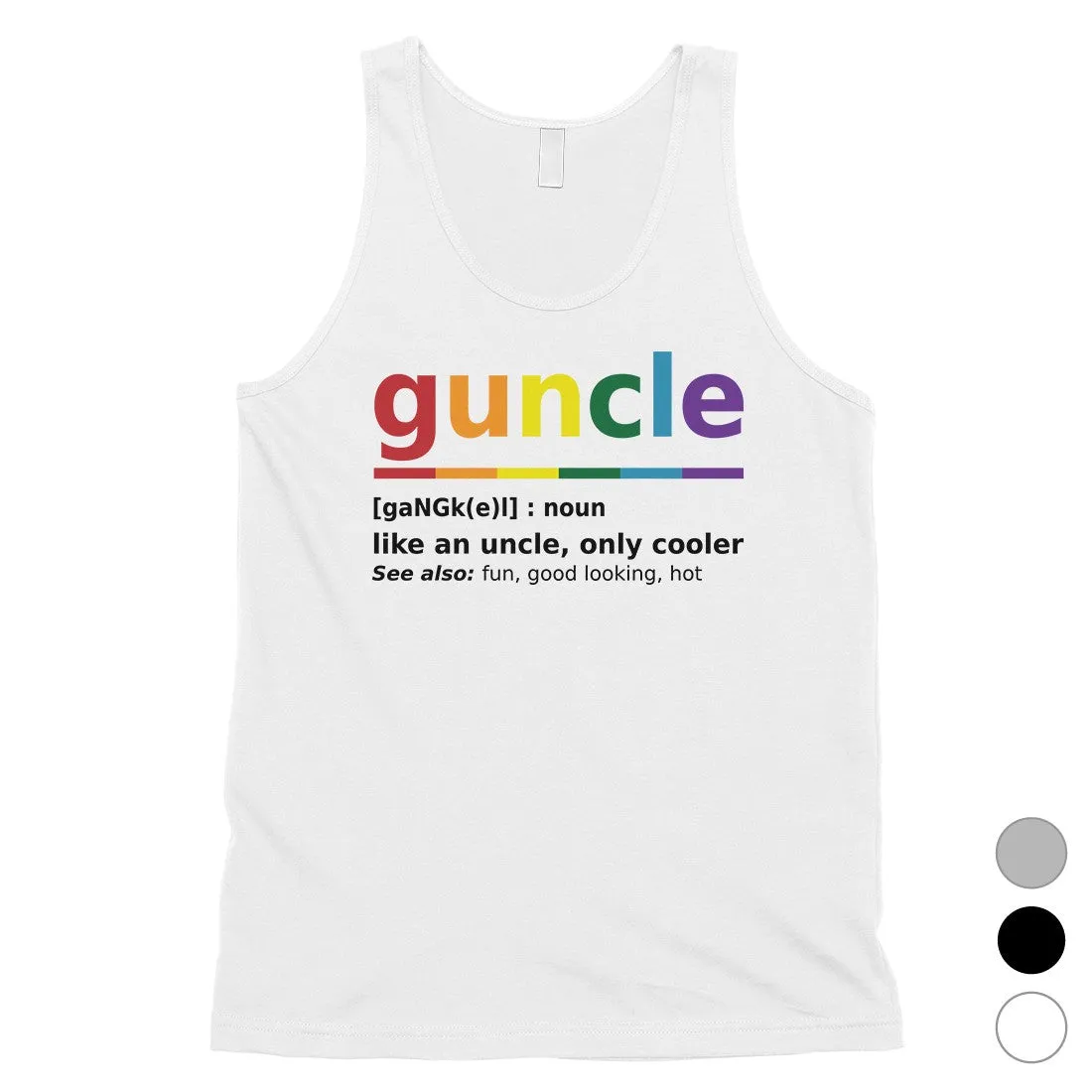 LGBT Guncle Mens Tank Top