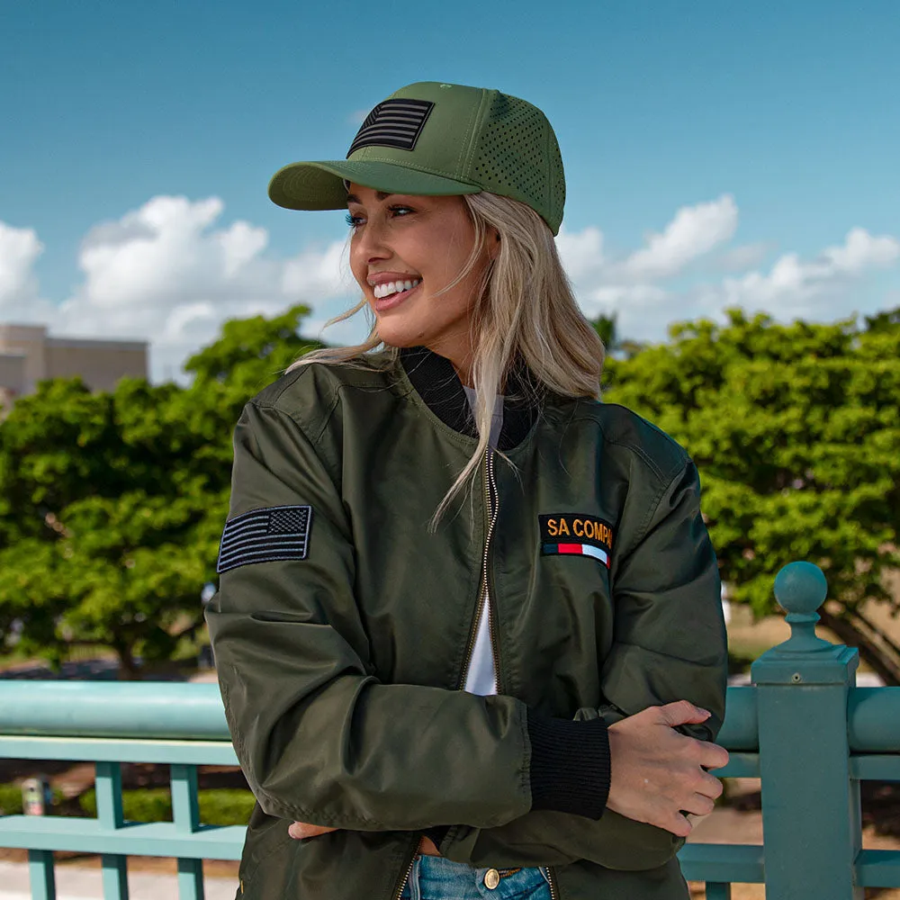 Limited Edition Military Bomber Jacket | Honor | OD Green PreOrder