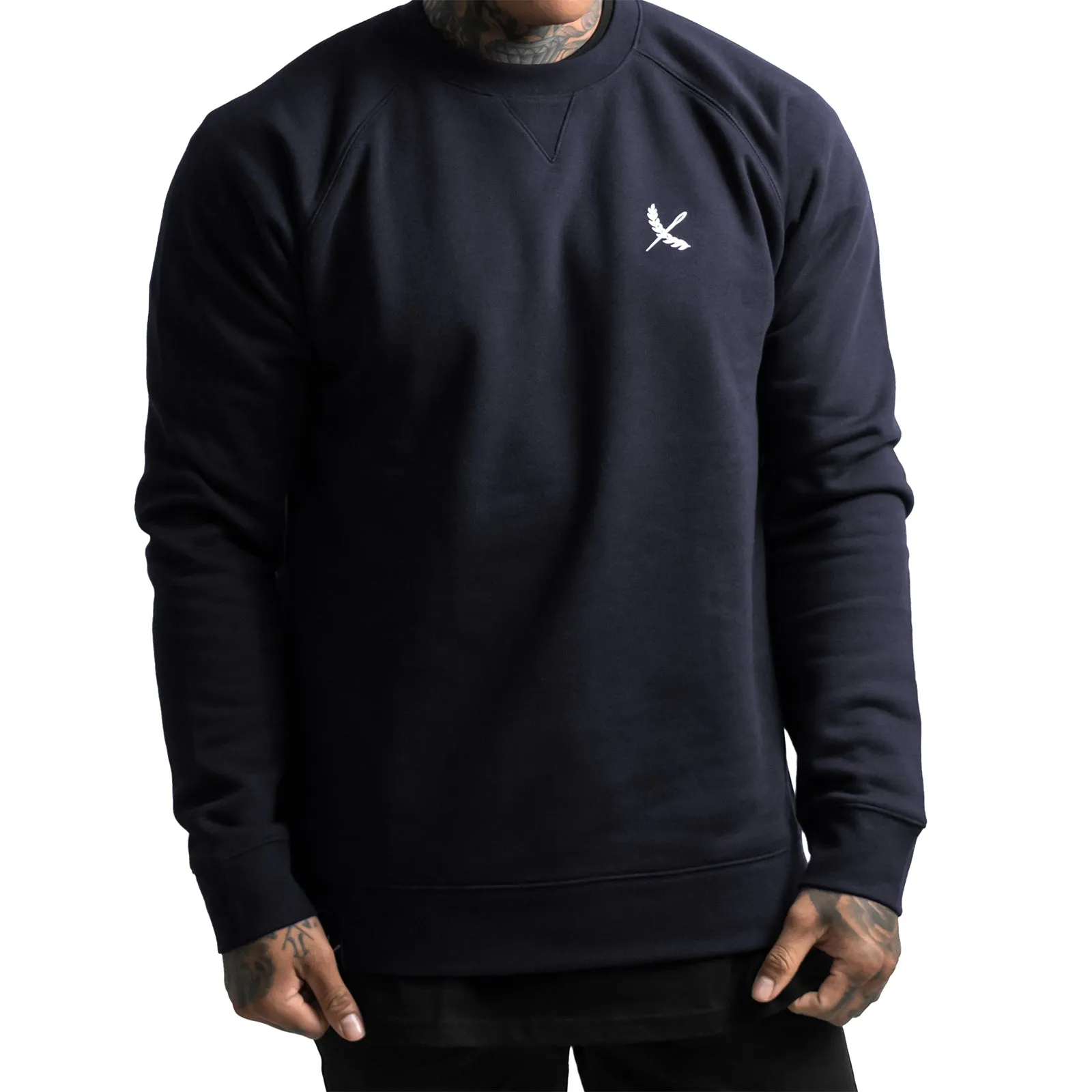 Logo Drive Crewneck - Navy