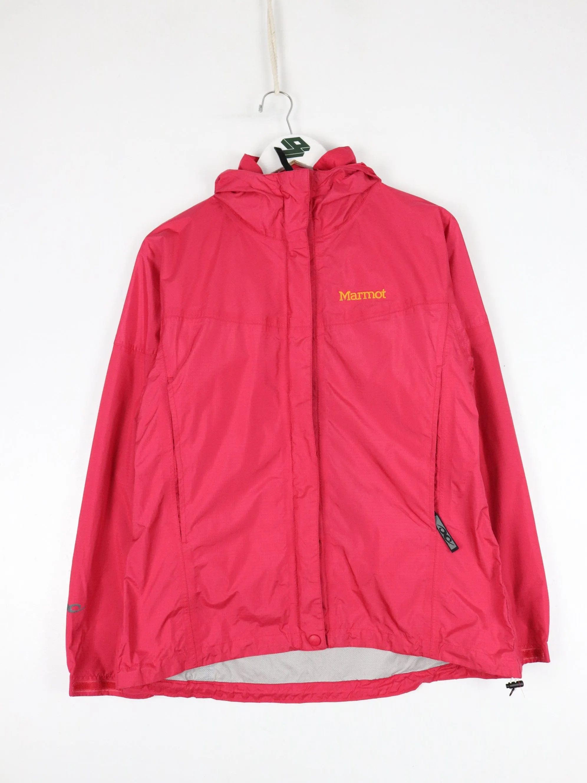 Marmot Jacket Womens Medium Pink Rain Windbreaker Outdoors