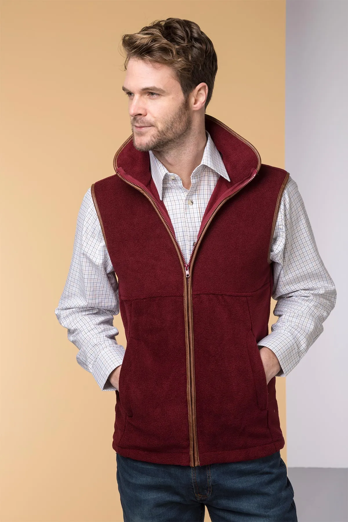 Men's Fleece Gilet - Harpham