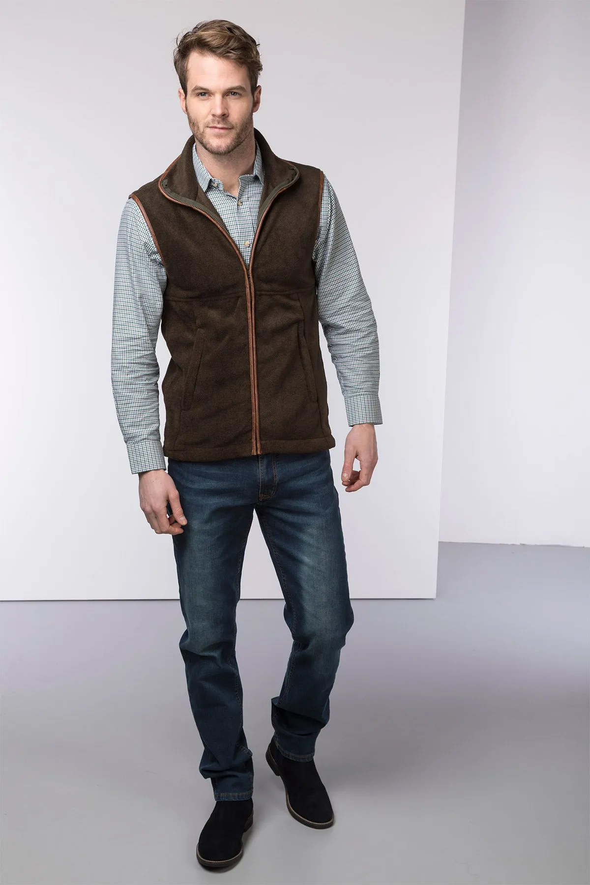 Men's Fleece Gilet - Harpham