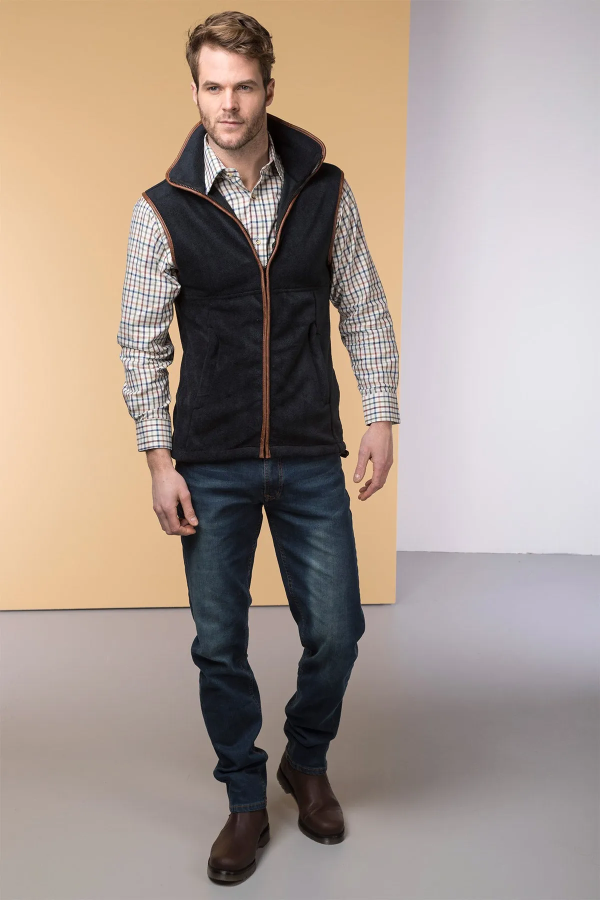 Men's Fleece Gilet - Harpham