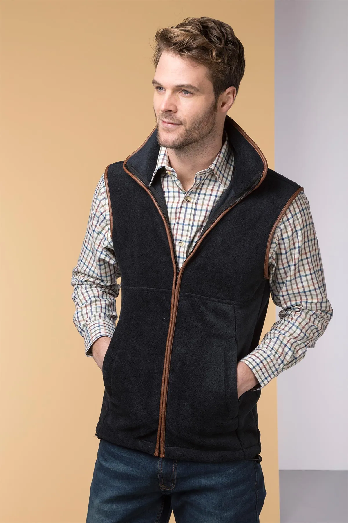 Men's Fleece Gilet - Harpham