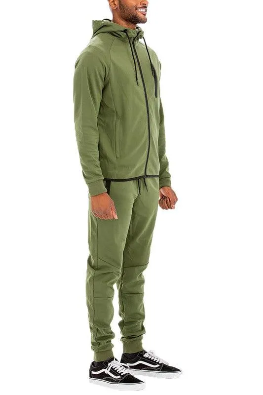 Mens Full Zip Track Set Mens Activewear