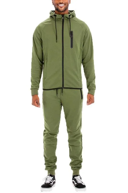 Mens Full Zip Track Set Mens Activewear