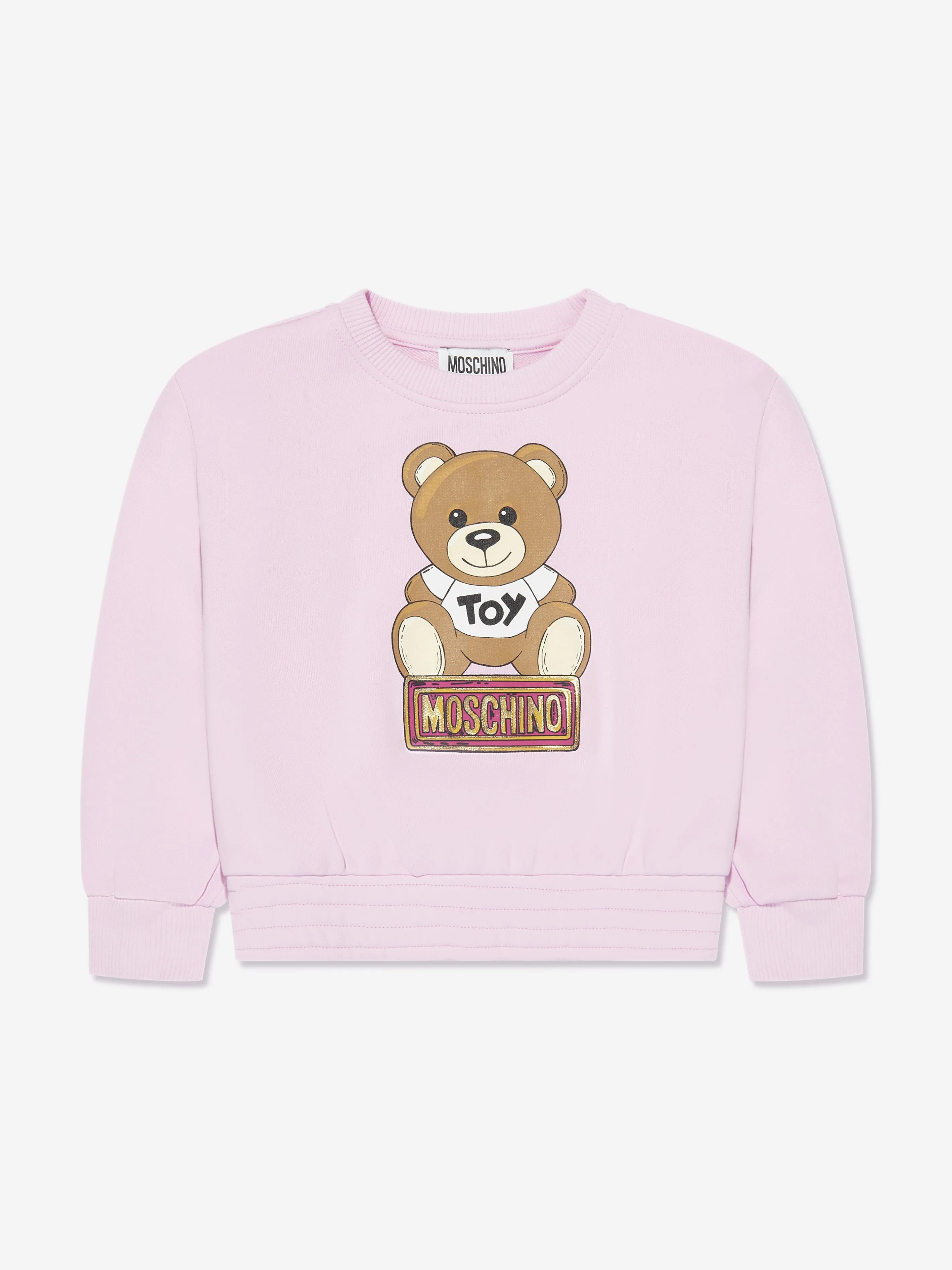 Moschino Girls Teddy Bear Tracksuit in Pink