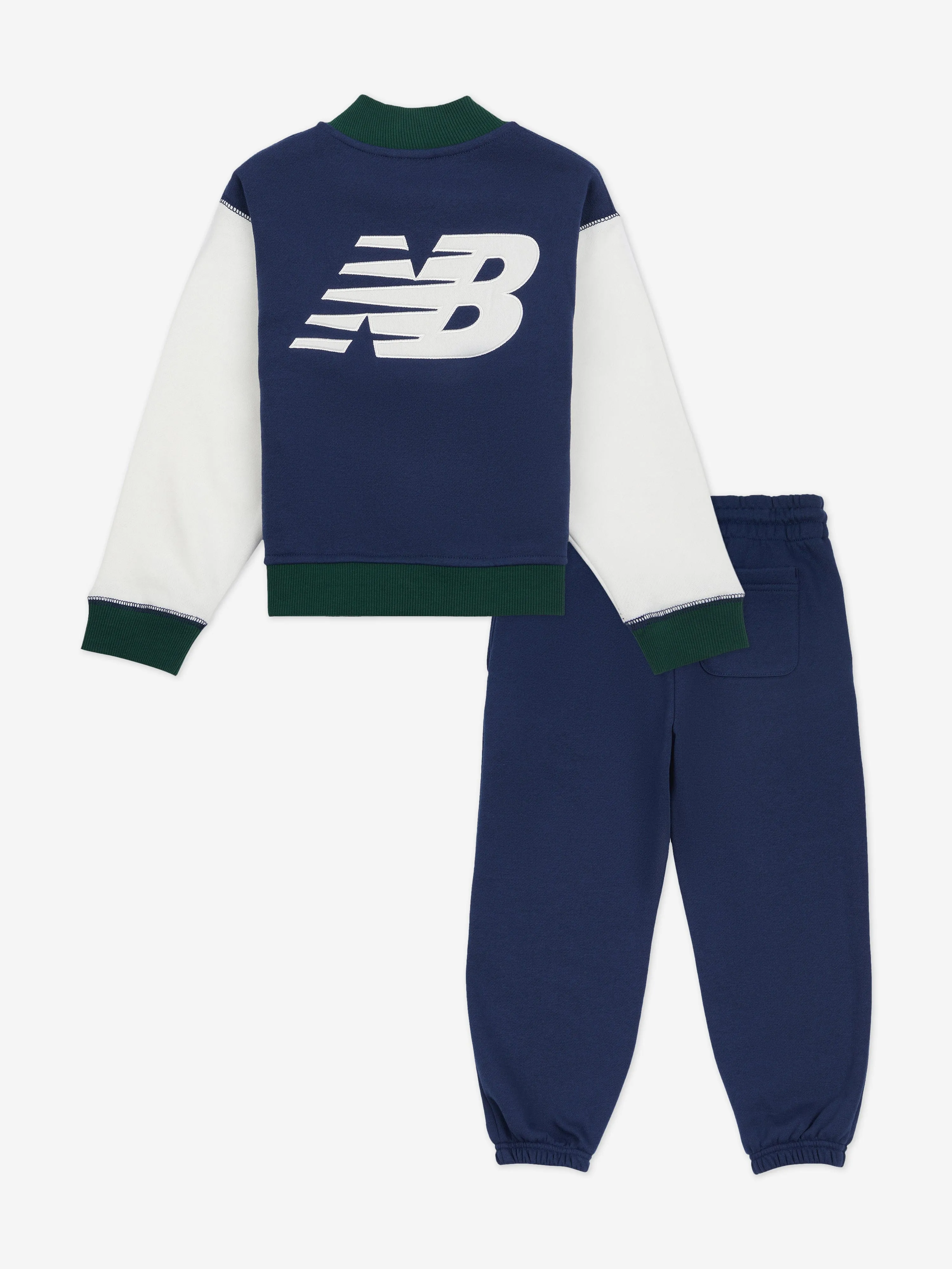 New Balance Baby Boys Premium Baseball Tracksuit in Navy