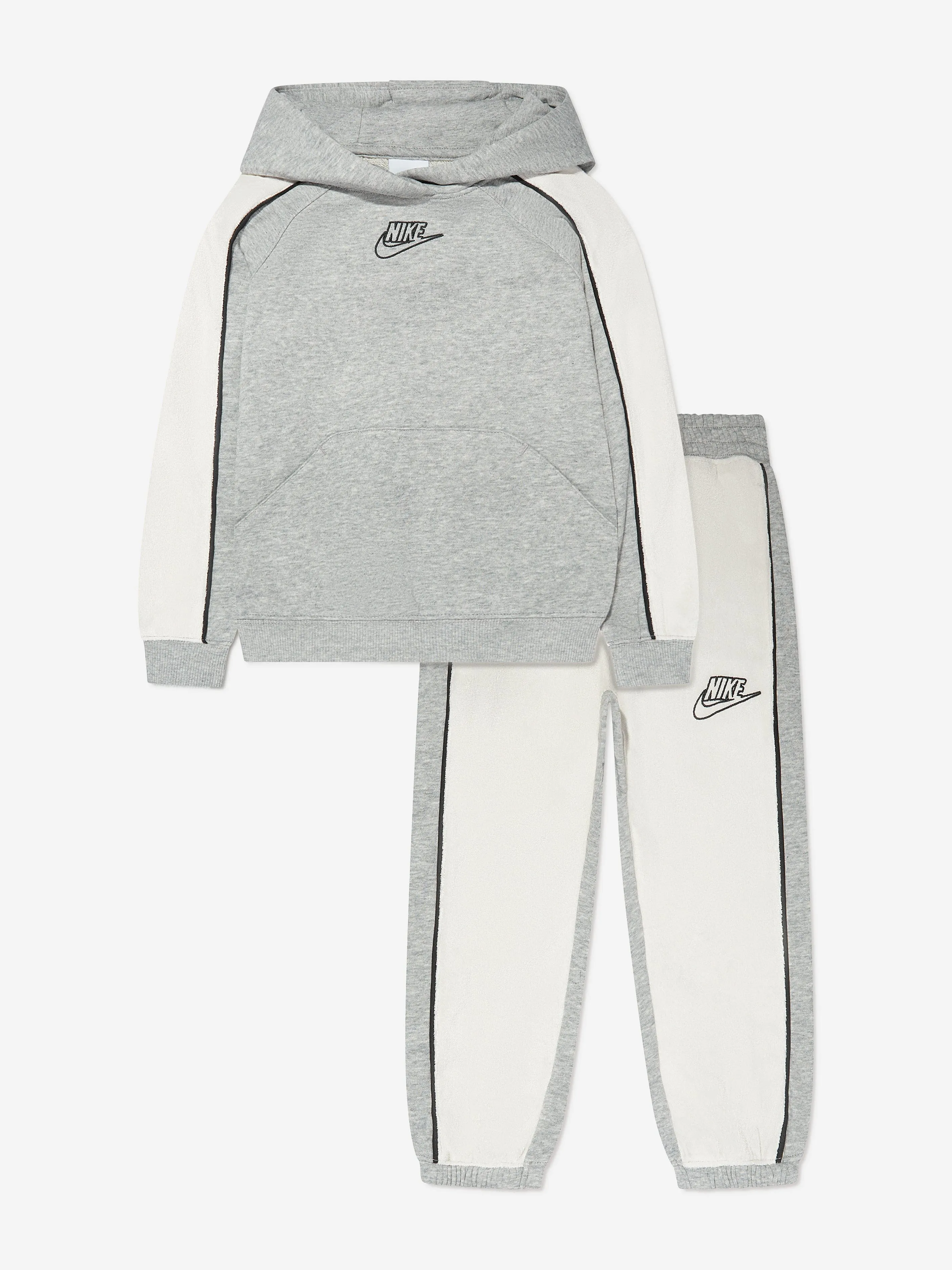 Nike Boys NSW Amplify Tracksuit in Grey