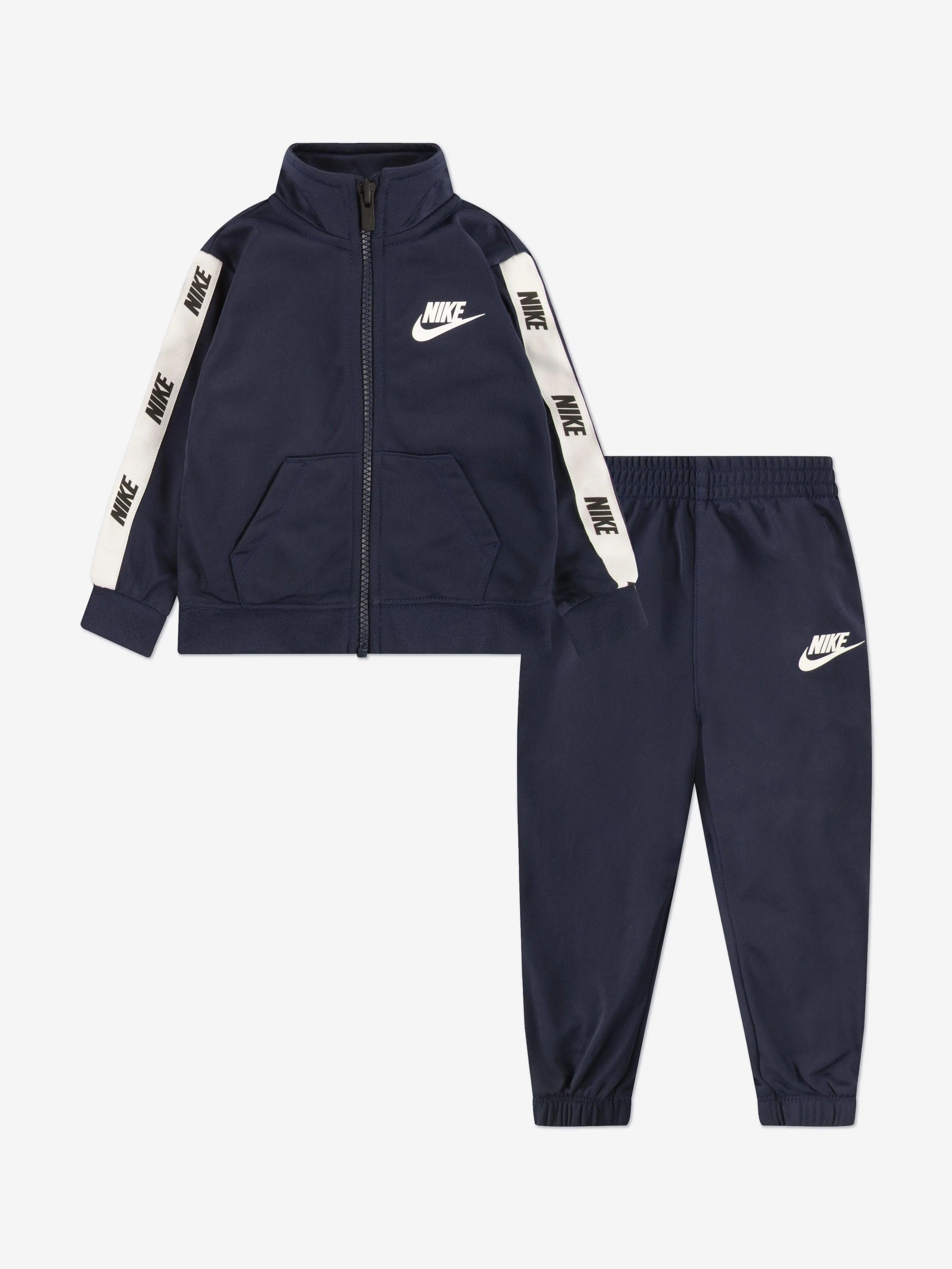 Nike Boys NSW Logo Tracksuit in Navy