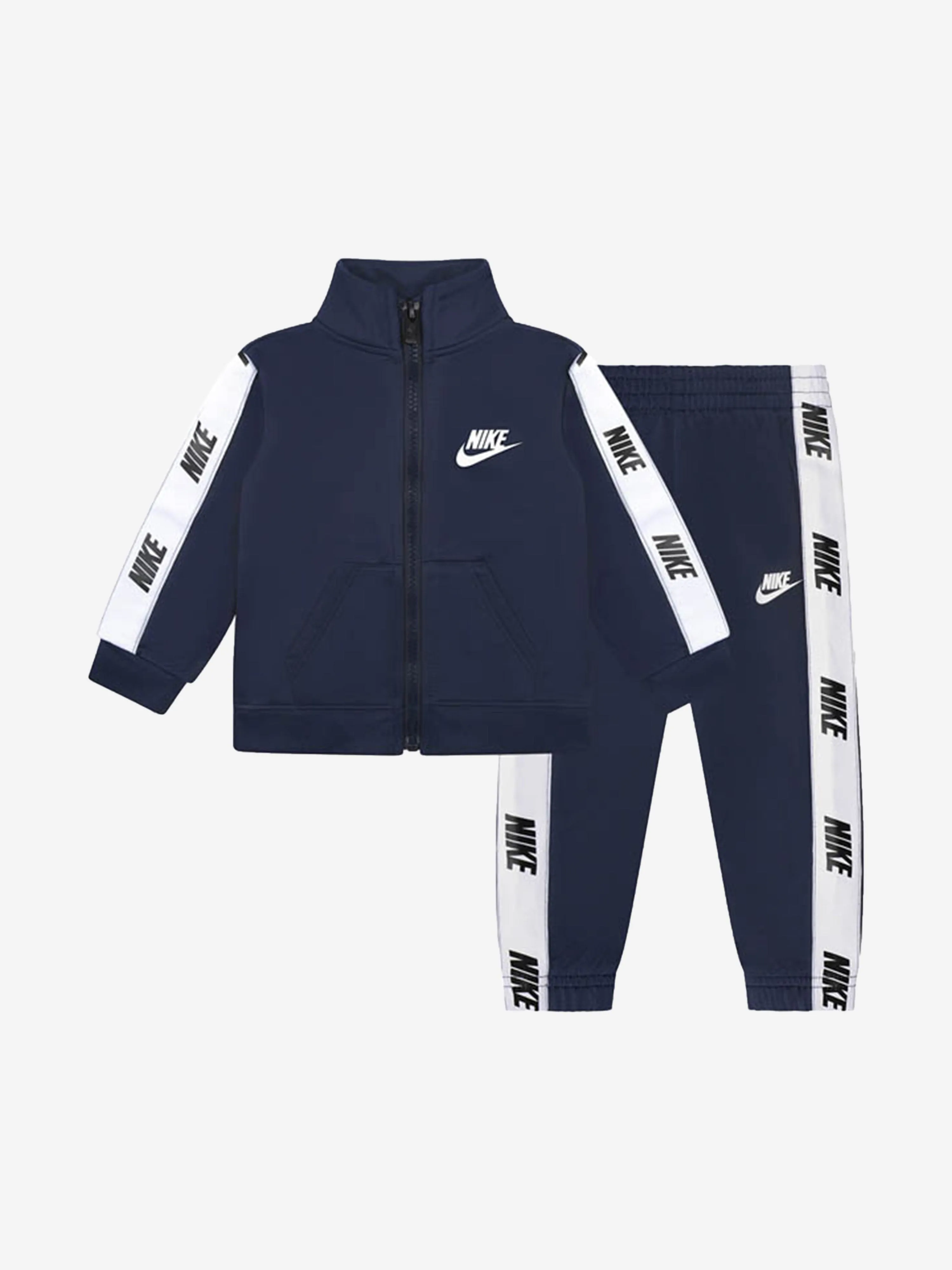 Nike Boys NSW Logo Tracksuit in Navy