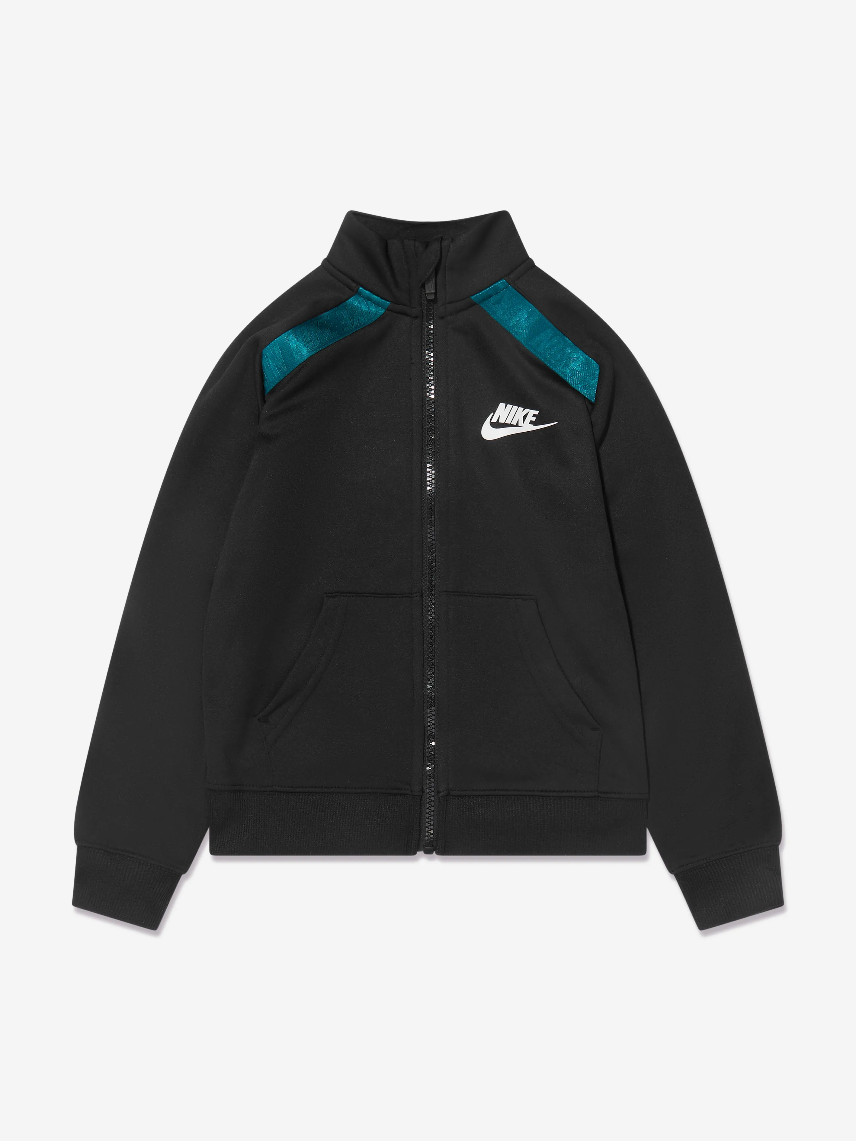 Nike Boys NSW Tape Tracksuit in Black