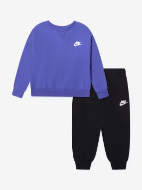 Nike Boys Snow Day Tracksuit in Black