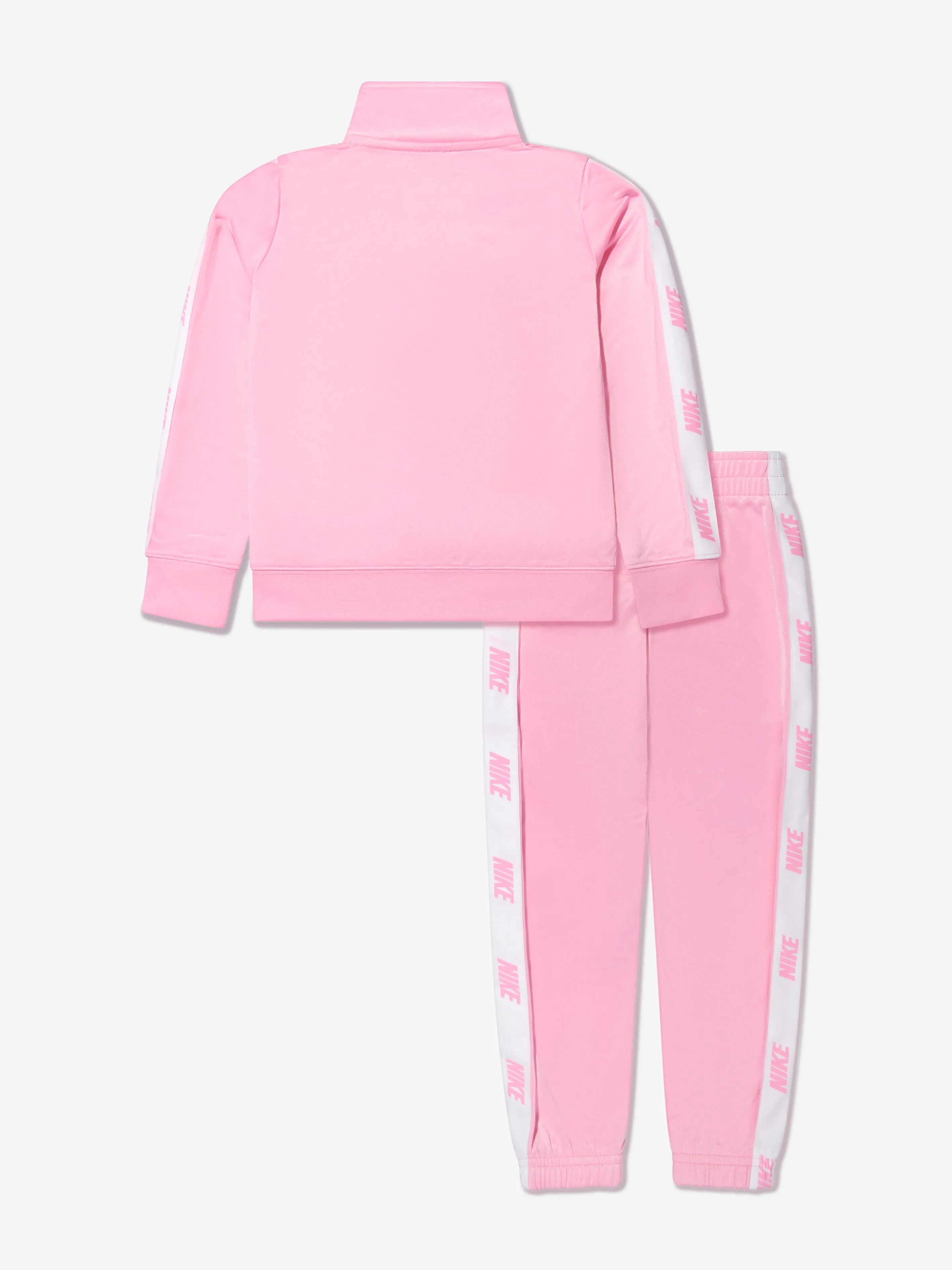 Nike Girls NSW Logo Tracksuit in Pink