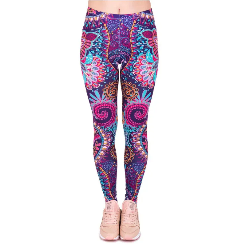 Ombre Mandala Yoga Leggings