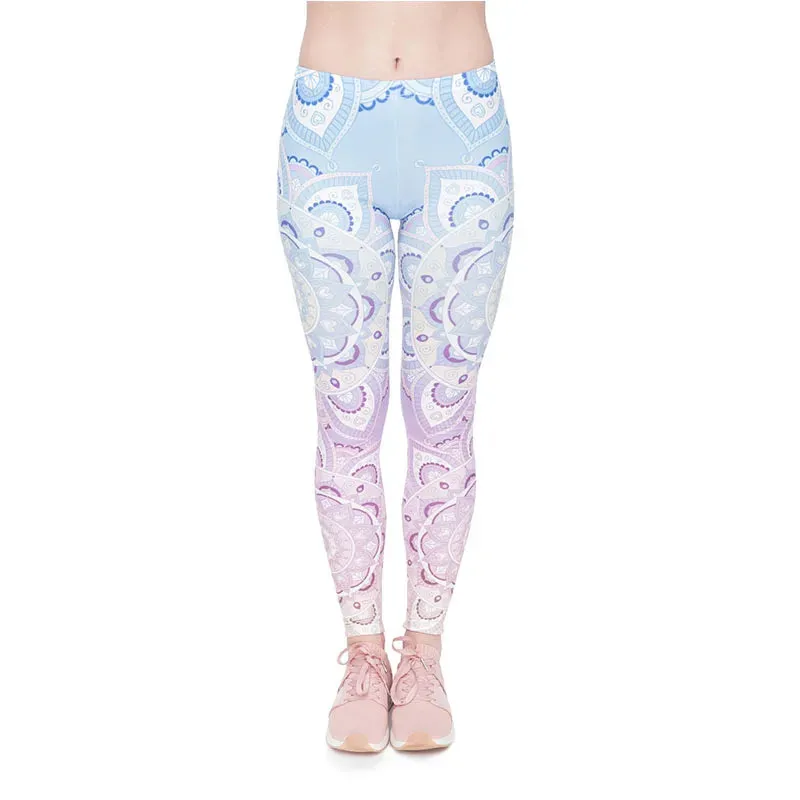 Ombre Mandala Yoga Leggings