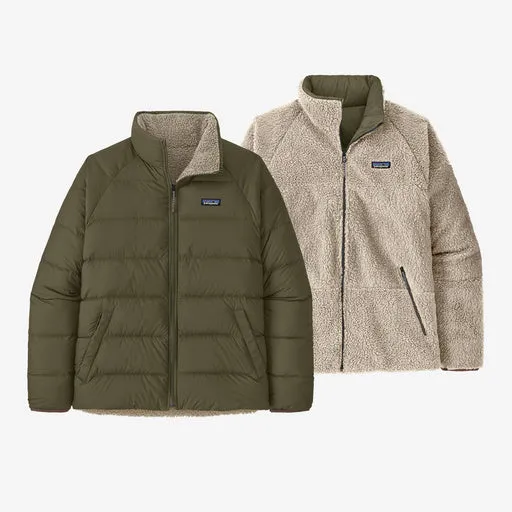 Patagonia Men's Reversible Silent Down Fleece Jacket