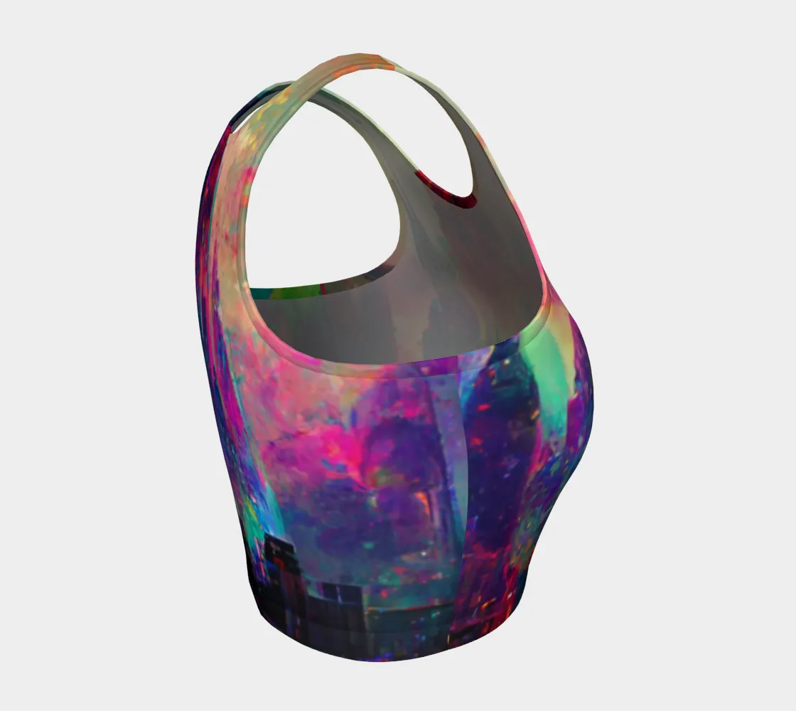 Psychedelic City 2 Crop Top | Acidmath Guy