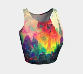 Psychedelic City 2 Crop Top | Acidmath Guy