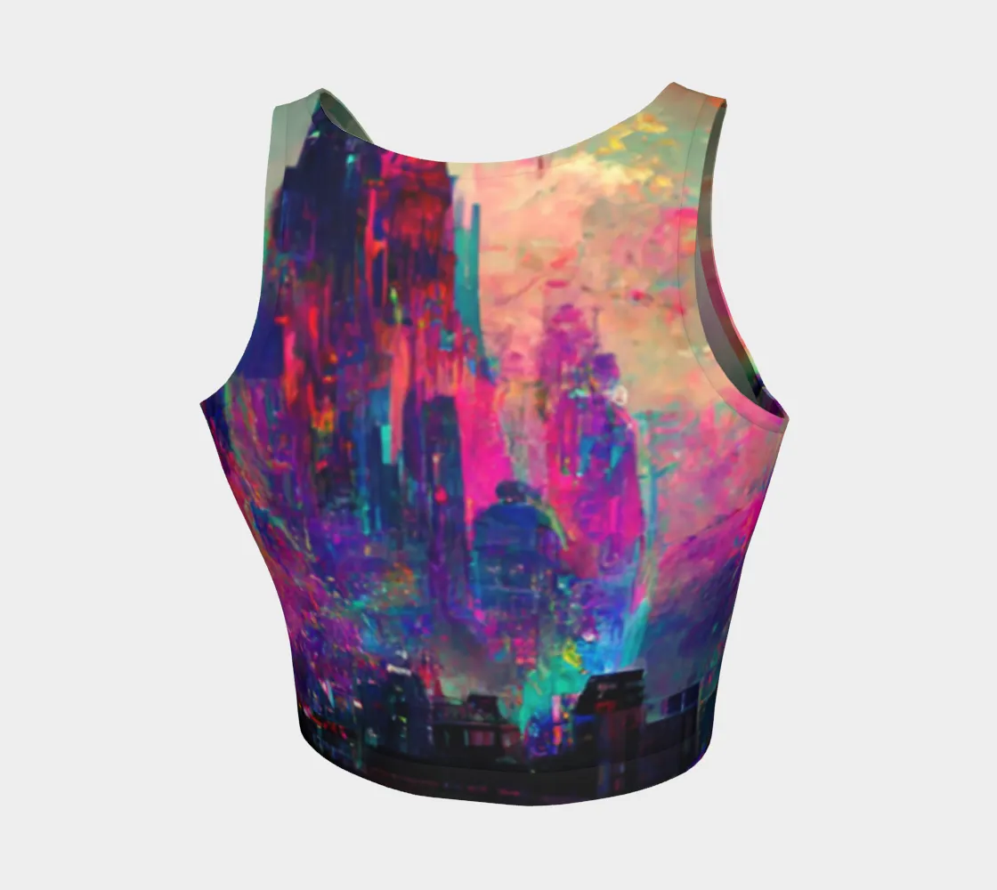 Psychedelic City 2 Crop Top | Acidmath Guy